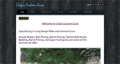 Desktop Screenshot of codyscustomguns.com
